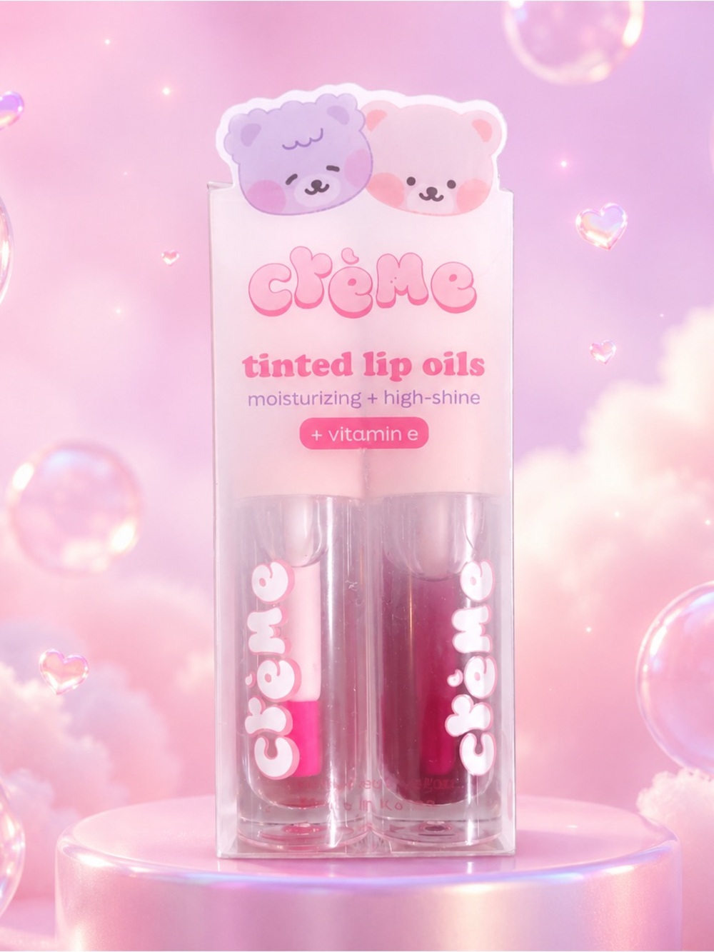 The Crème Shop Tinted Lip Oils Duo
